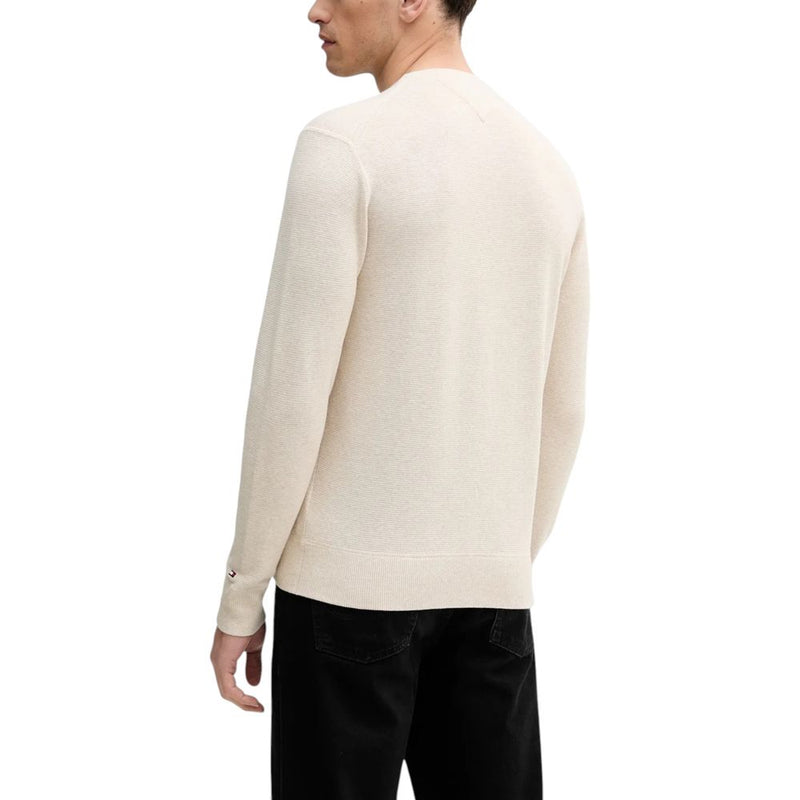 Tommy Hilfiger Beige Biologisch Katoenen Sweatshirt