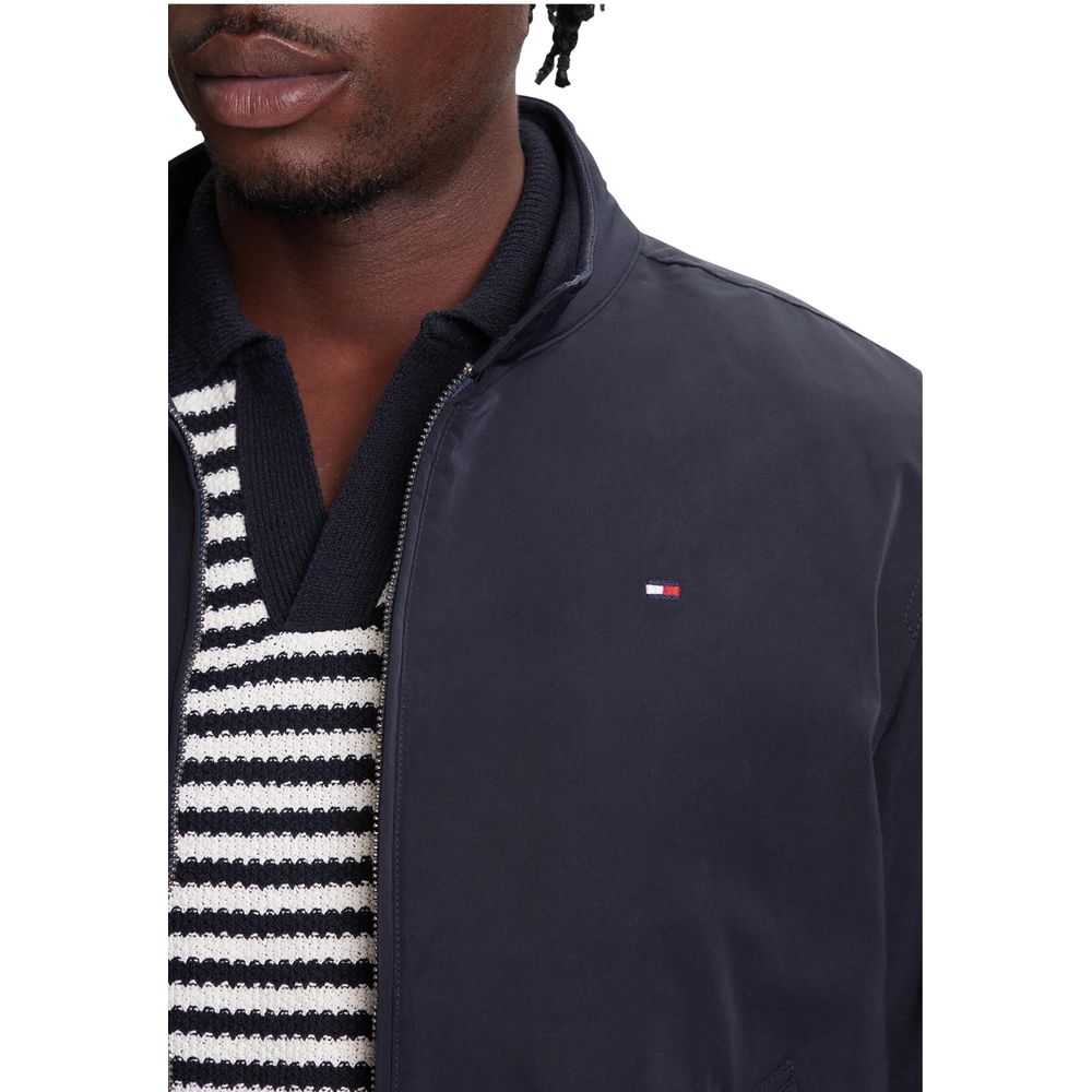 Bomber Tommy Hilfiger en polyester recyclé bleu