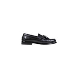 Tommy Hilfiger HILFIGER TASSEL Black Leather Slip-On Loafers