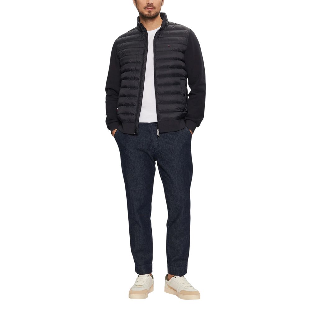 Vestes et manteaux Tommy Hilfiger bleus en coton recyclé