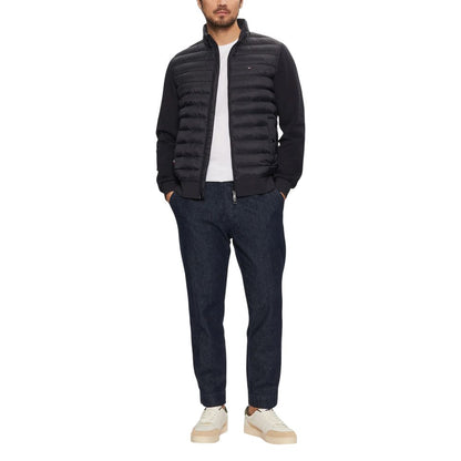 Vestes et manteaux Tommy Hilfiger bleus en coton recyclé
