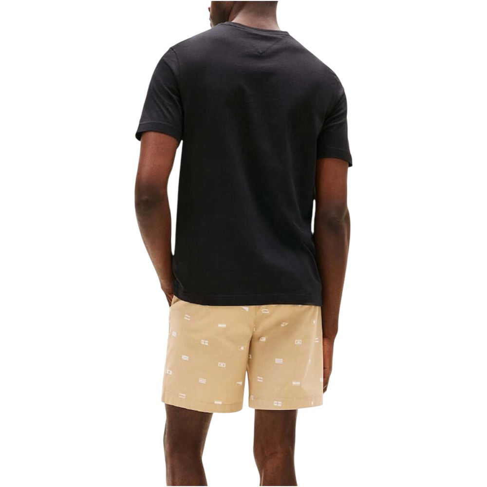T-shirt Tommy Hilfiger noir en coton recyclé