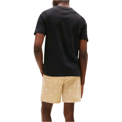 T-shirt Tommy Hilfiger noir en coton recyclé