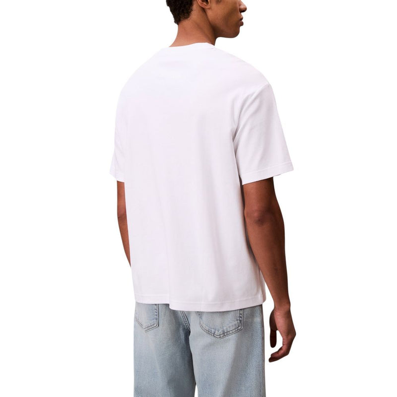 T-shirt blanc en coton Calvin Klein