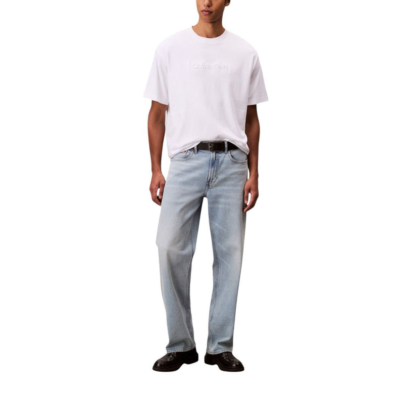 T-shirt blanc en coton Calvin Klein
