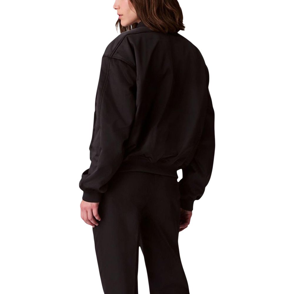 Calvin Klein Jeans Black Recycled Polyester Bomber Jacket