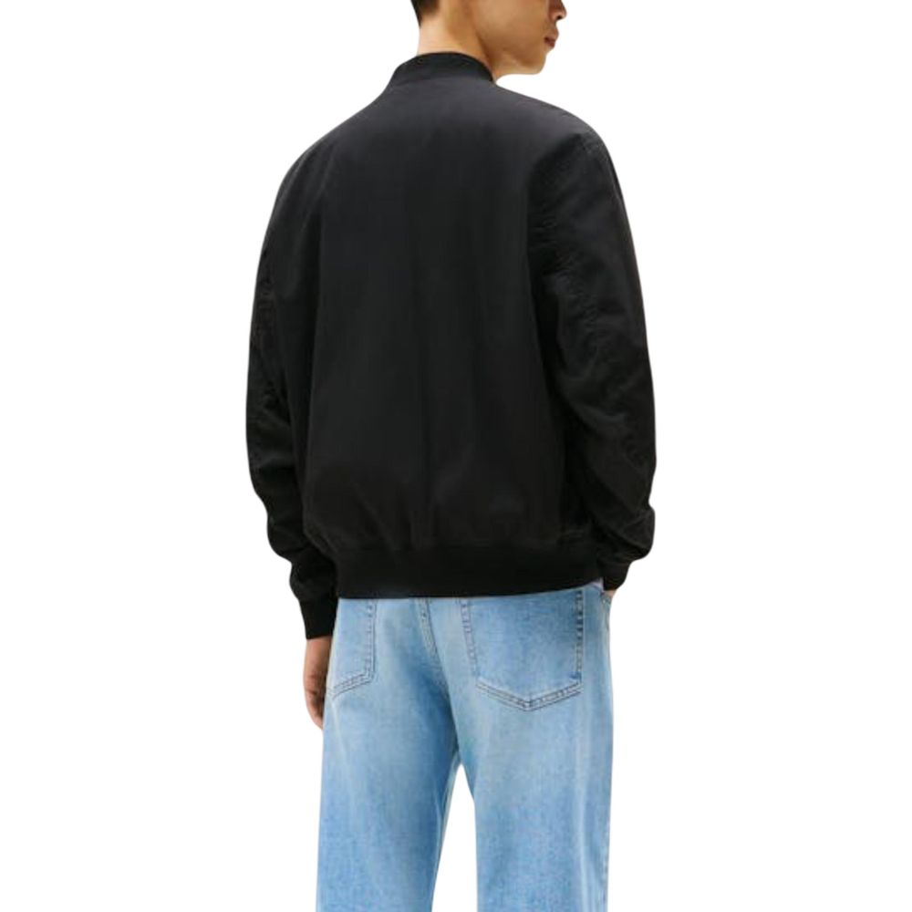 Blouson bombardier Tommy Hilfiger en jean de coton recyclé noir