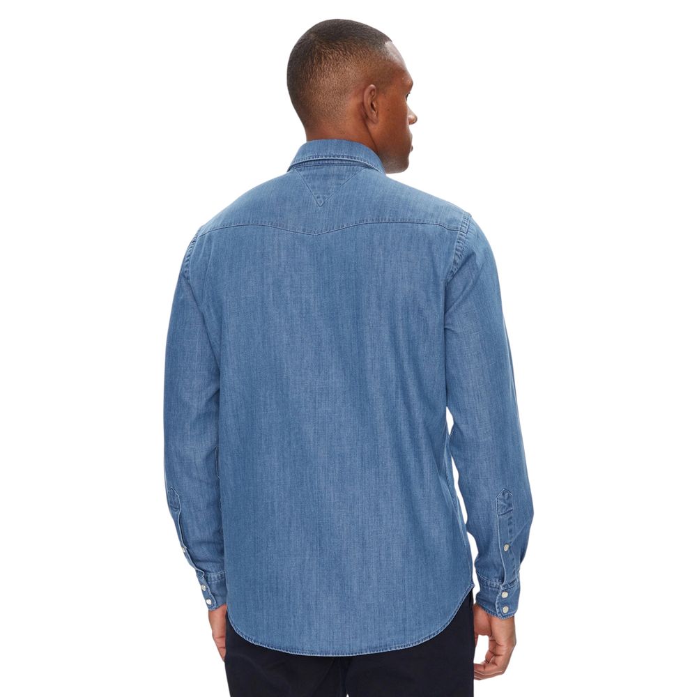 Chemise en jean bleu clair Tommy Hilfiger