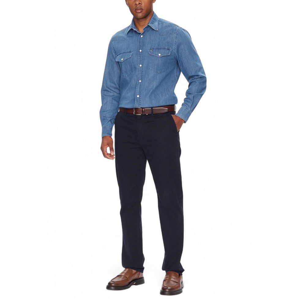 Chemise en jean bleu clair Tommy Hilfiger
