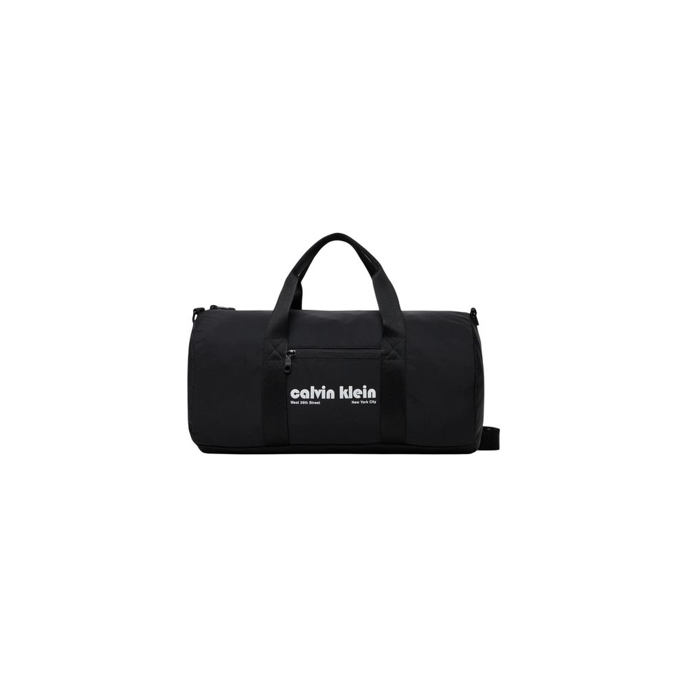 Sac polochon Calvin Klein noir en polyester recyclé