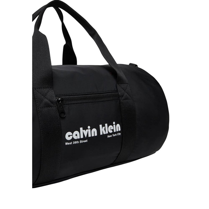 Sac polochon Calvin Klein noir en polyester recyclé