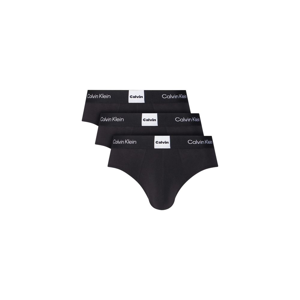 Calvin Klein Underwear Black Cotton Briefs - 3 Pack