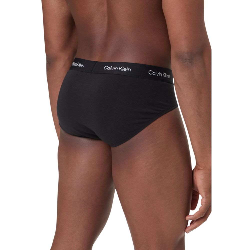 Calvin Klein Underwear Black Cotton Briefs - 3 Pack