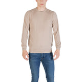 Guess Daniel Beige Polyester Sweatshirt for Men