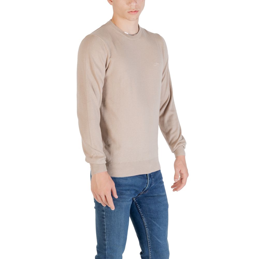 Guess Daniel Beige Polyester Sweatshirt for Men