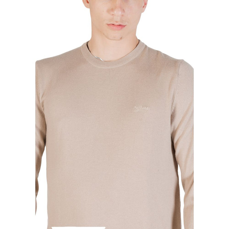 Guess Daniel Beige Polyester Sweatshirt for Men