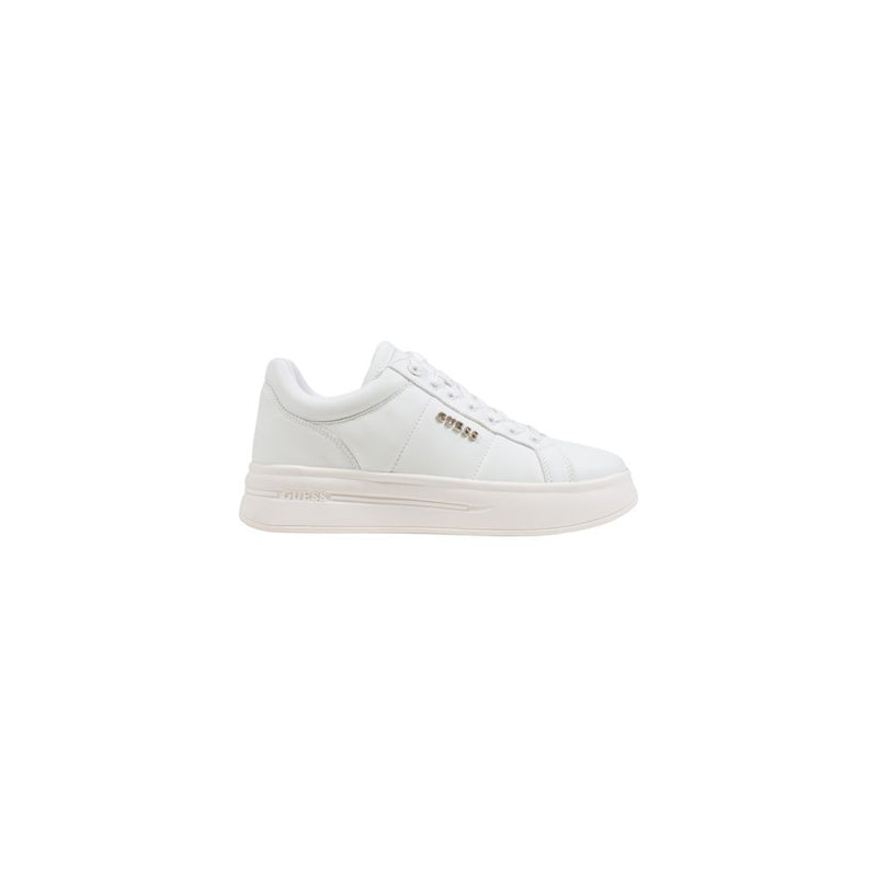 Guess WELLI FLFWLL ELE12 White Platform Sneakers for Women
