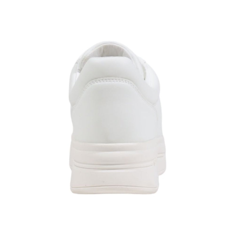 Guess WELLI FLFWLL ELE12 White Platform Sneakers for Women