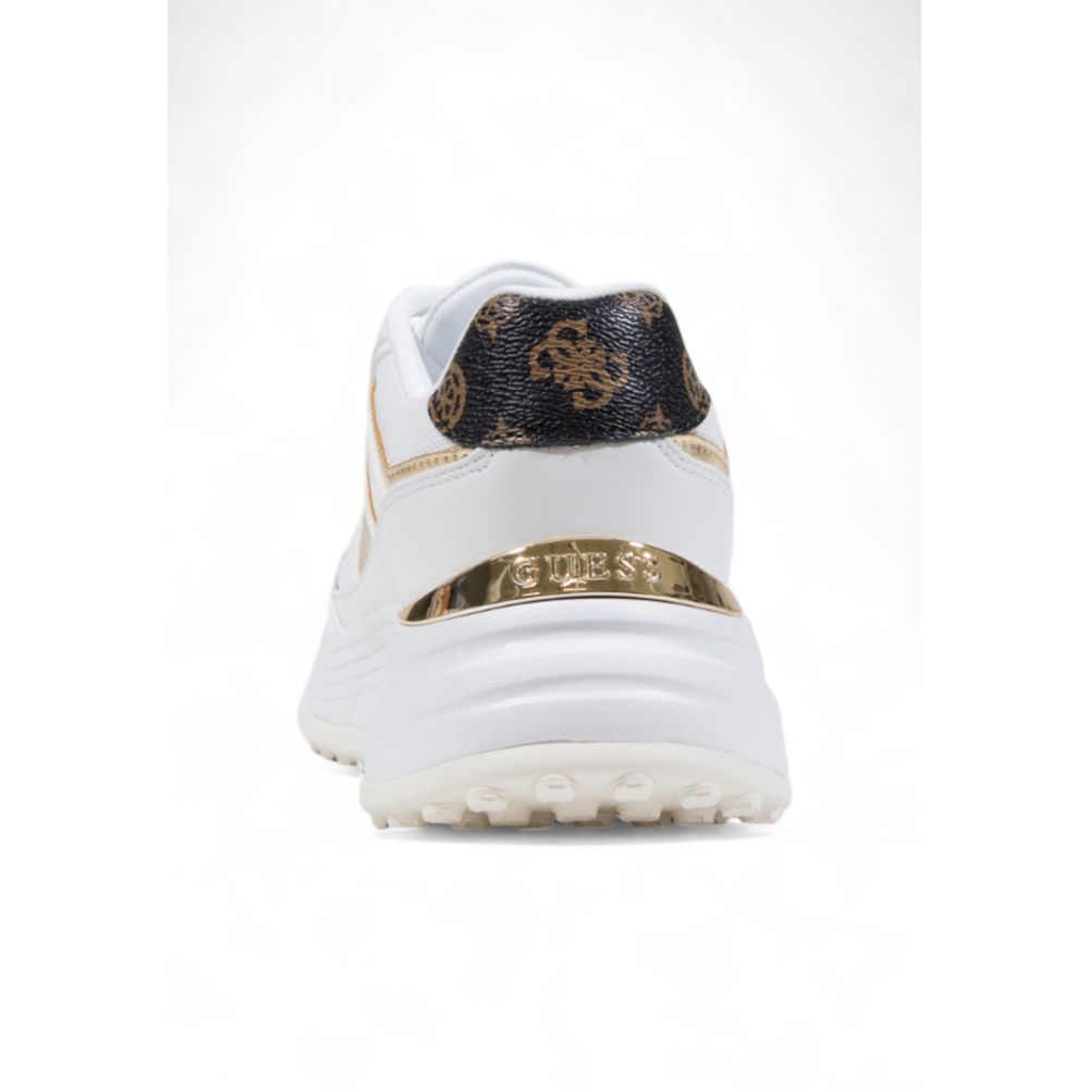 Guess FONZI FLTFON FAB12 White Chunky Sneakers for Women