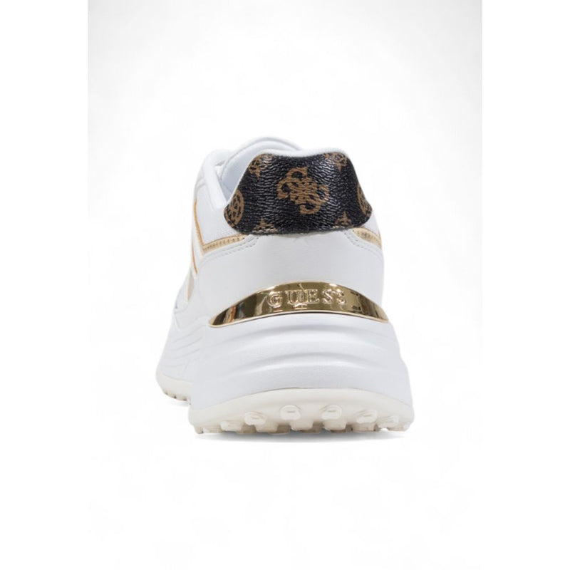 Guess FONZI FLTFON FAB12 White Chunky Sneakers for Women