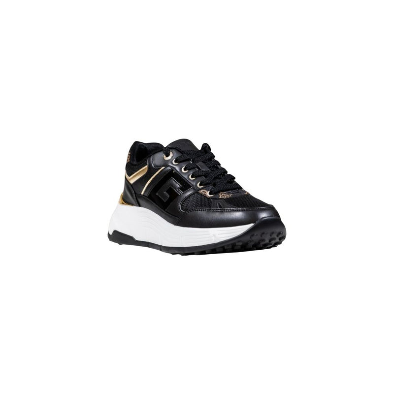 Guess FONZI FLTFON FAB12 Black Chunky Sneakers for Women