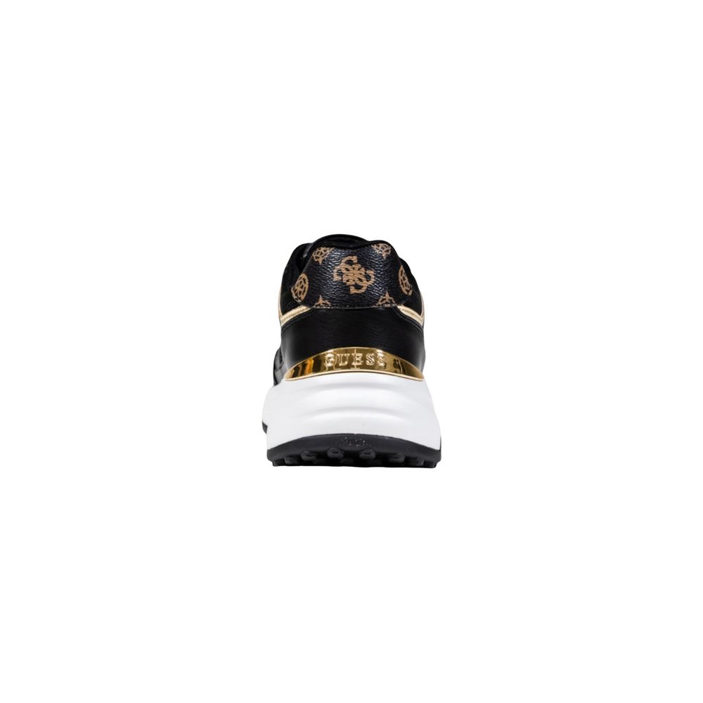Guess FONZI FLTFON FAB12 Black Chunky Sneakers for Women