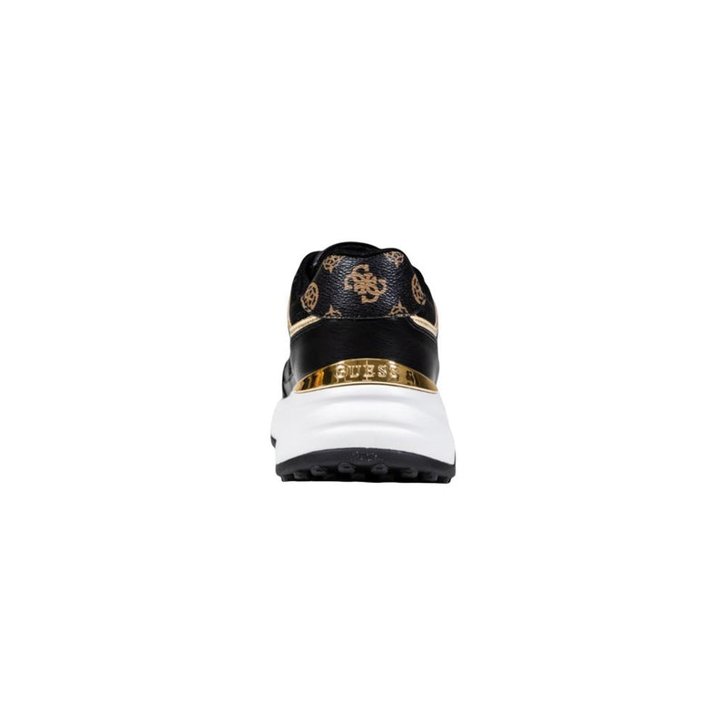 Guess FONZI FLTFON FAB12 Black Chunky Sneakers for Women