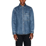 Armani Exchange Blue Denim Shirt for Men - Model XM000950