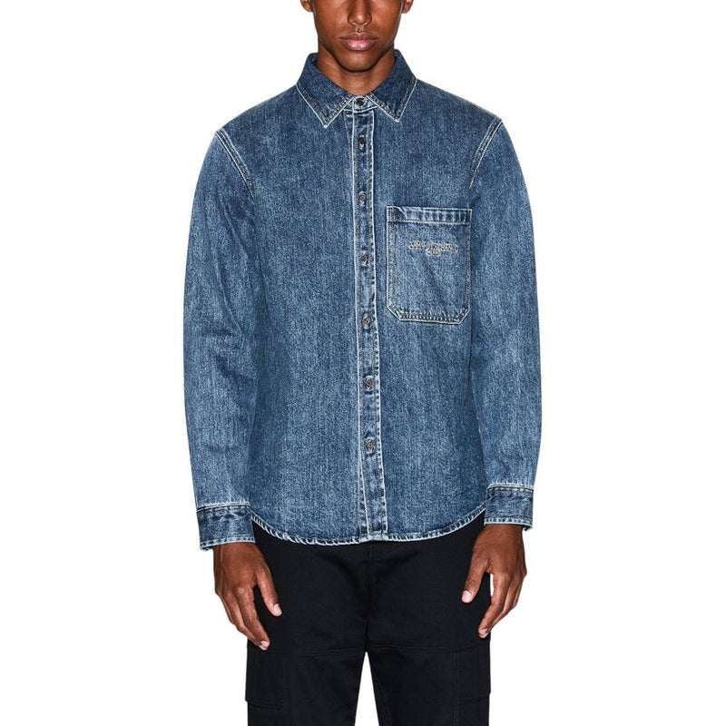 Armani Exchange Blue Denim Shirt - Model XM000950 AF14870