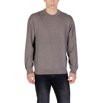Sweat-shirt Armani Exchange en polyamide gris