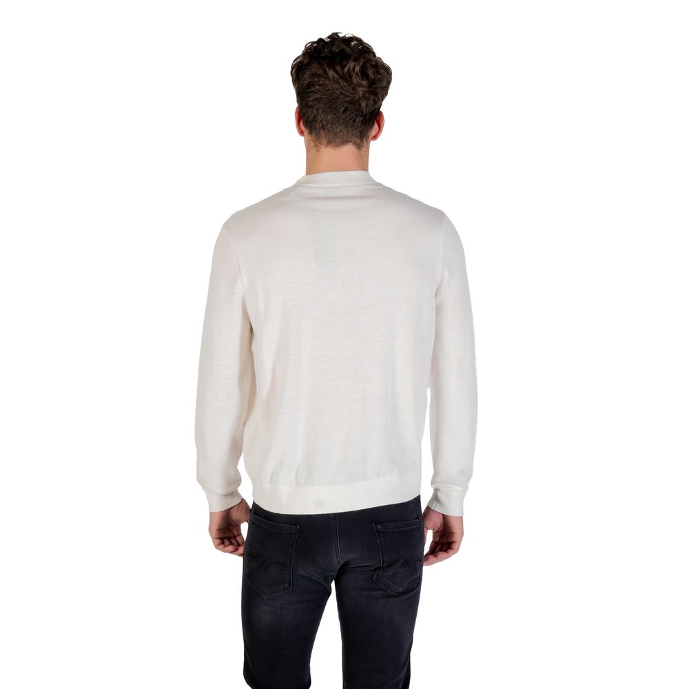 Sweat-shirt Armani Exchange en marabout blanc