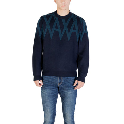 Sweat-shirt Armani Exchange noir à plumes de marabout