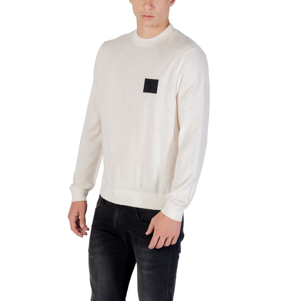 Sweat-shirt Armani Exchange en marabout blanc