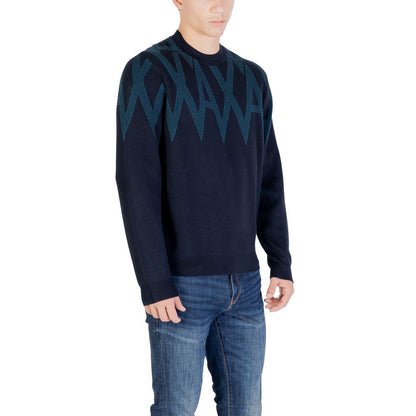 Sweat-shirt Armani Exchange noir à plumes de marabout