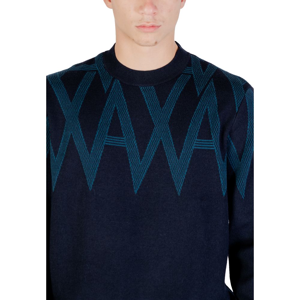Sweat-shirt Armani Exchange noir à plumes de marabout