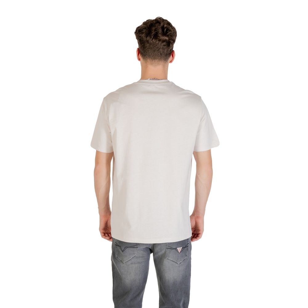 T-shirt en coton beige Armani Exchange