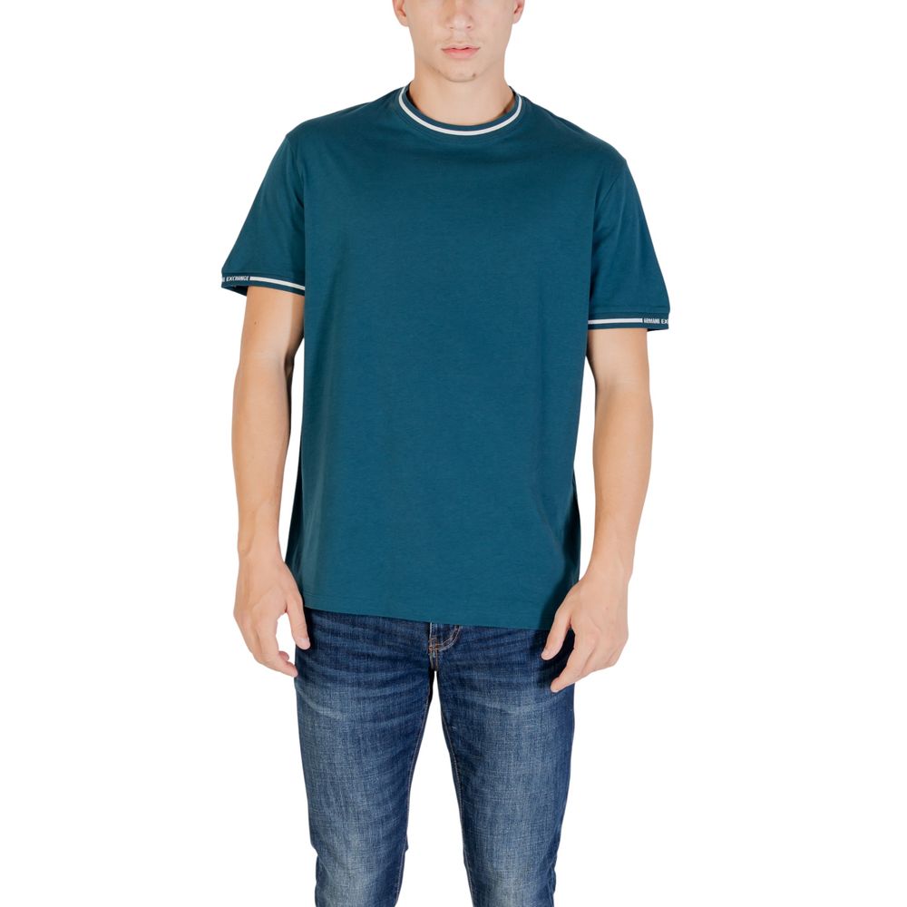 T-shirt en coton noir Armani Exchange