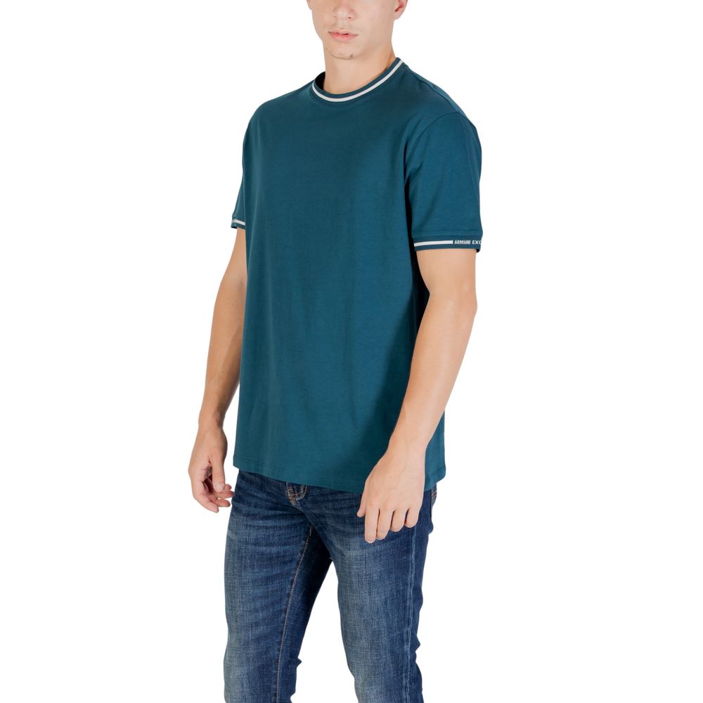 T-shirt en coton noir Armani Exchange