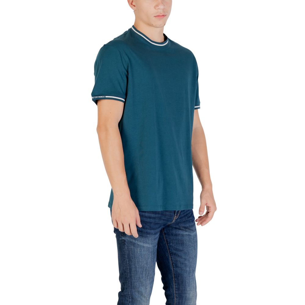 T-shirt en coton noir Armani Exchange