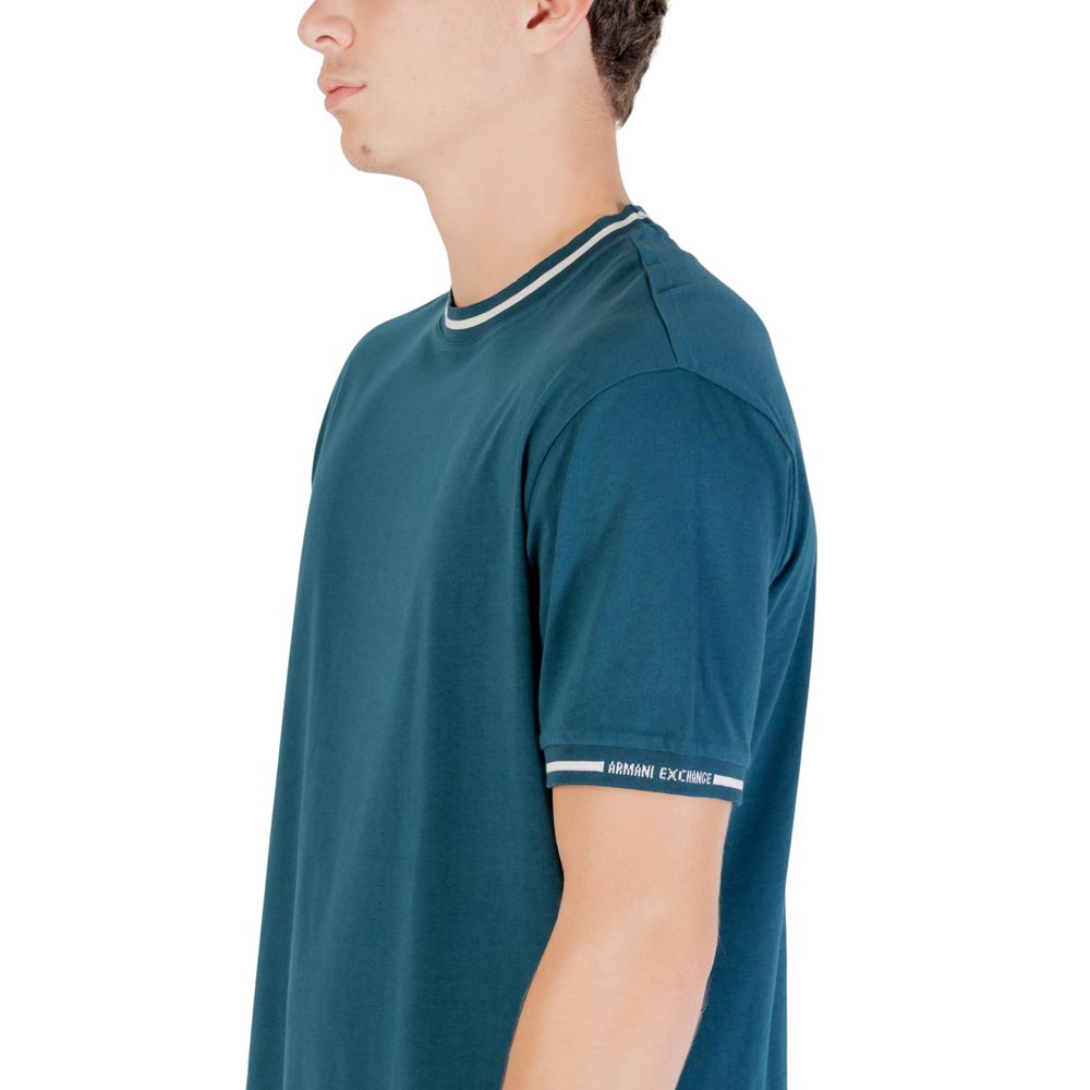 T-shirt en coton noir Armani Exchange