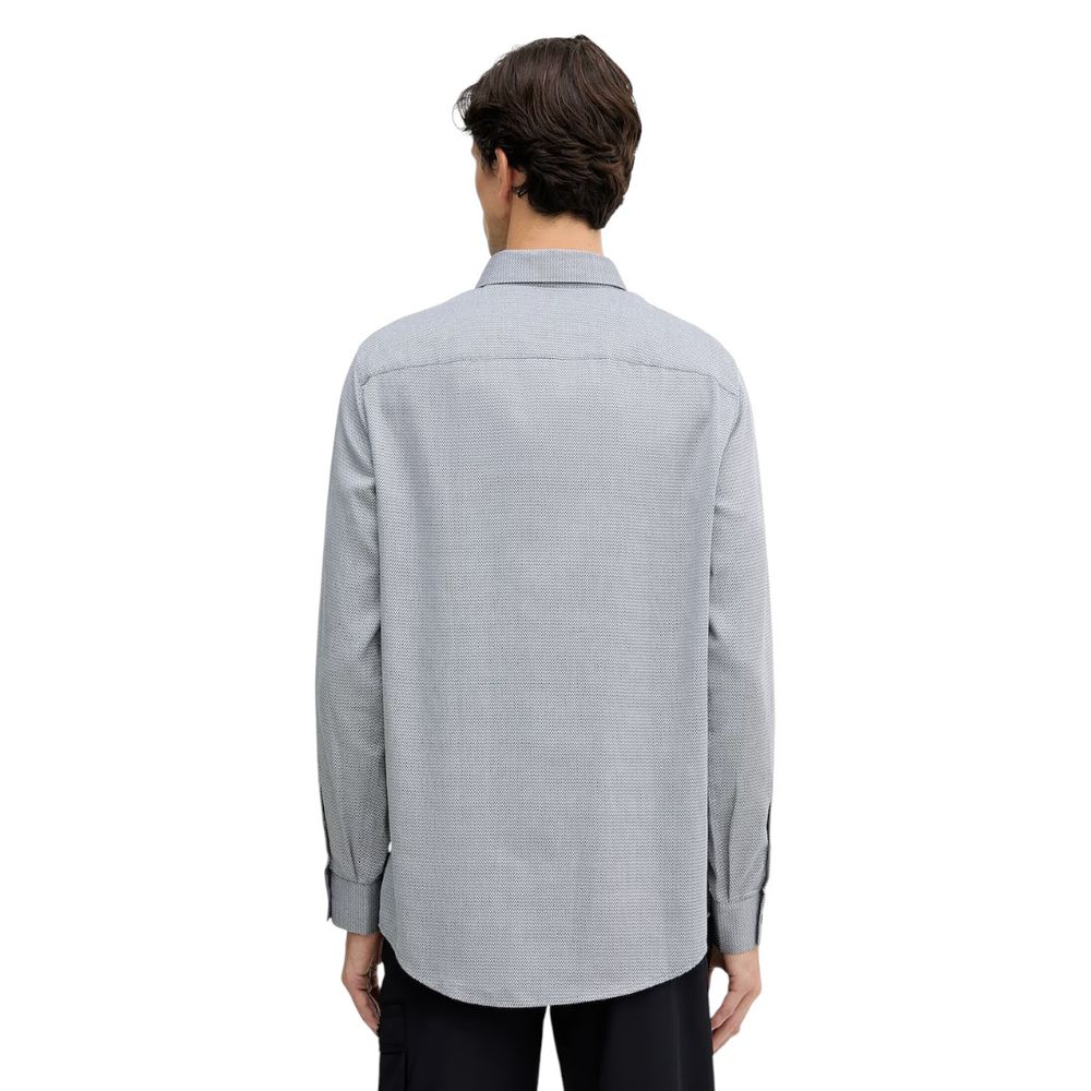 Chemise en coton noire et blanche Armani Exchange