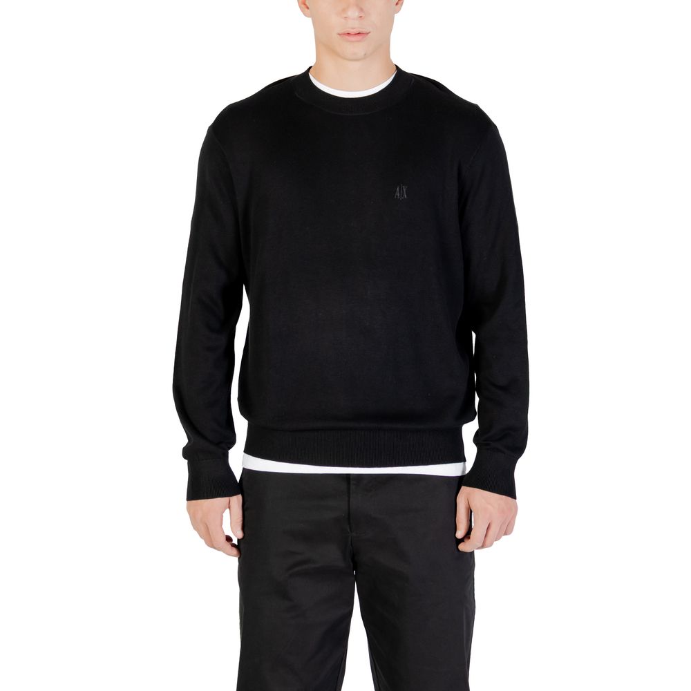 Sweat-shirt en viscose noire Armani Exchange