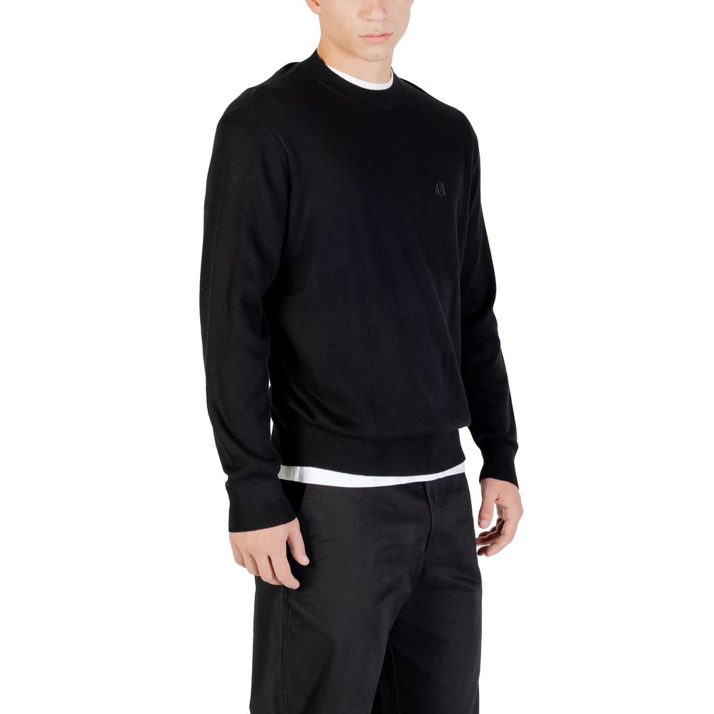 Sweat-shirt en viscose noire Armani Exchange