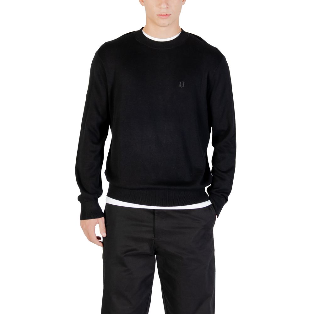 Sweat-shirt en viscose noire Armani Exchange