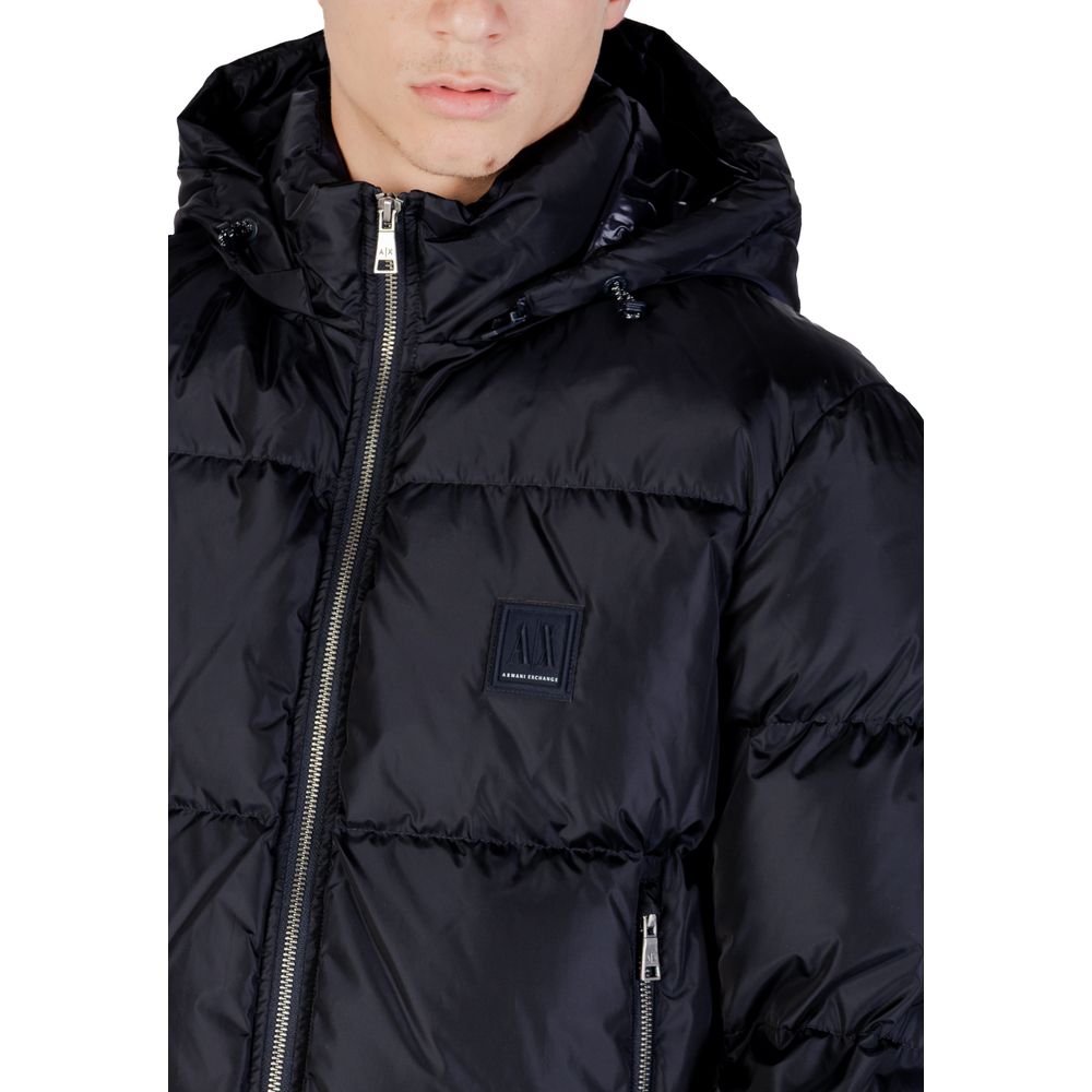 Manteau Armani Exchange en polyamide bleu