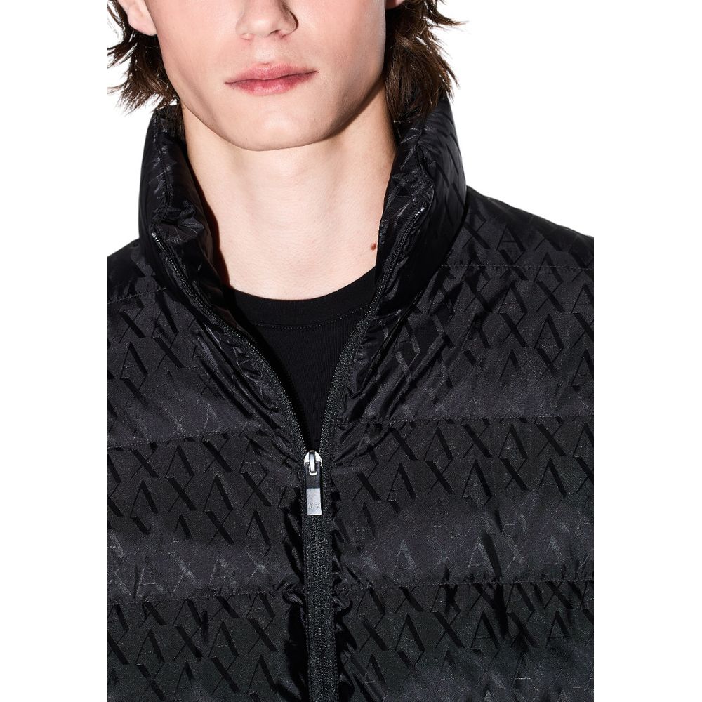 Manteau Armani Exchange en polyamide noir