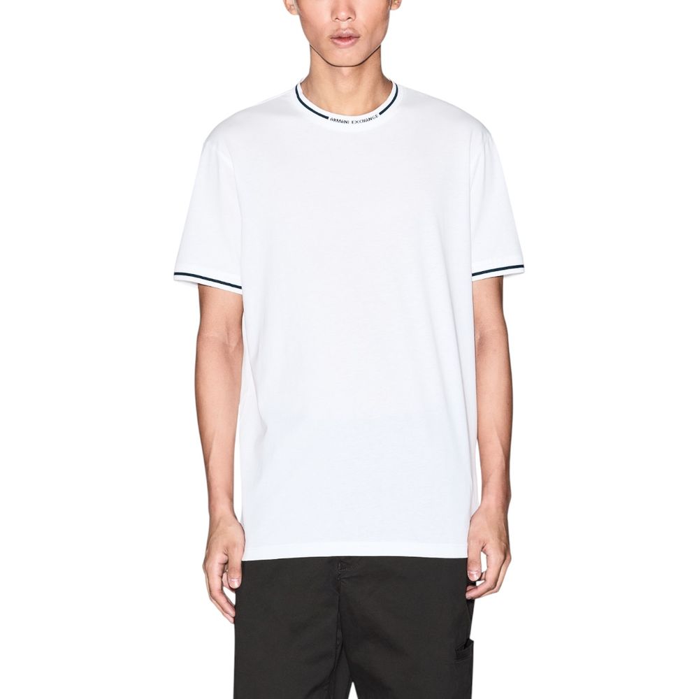 T-shirt en coton blanc Armani Exchange