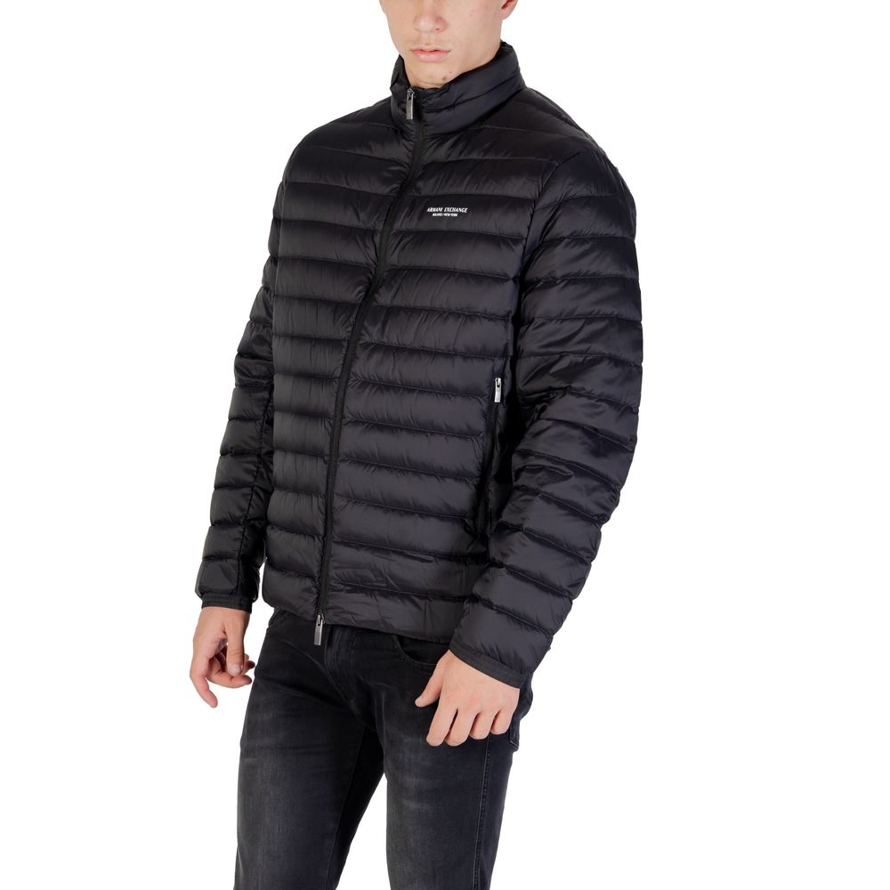 Manteau en polyamide noir Armani Exchange
