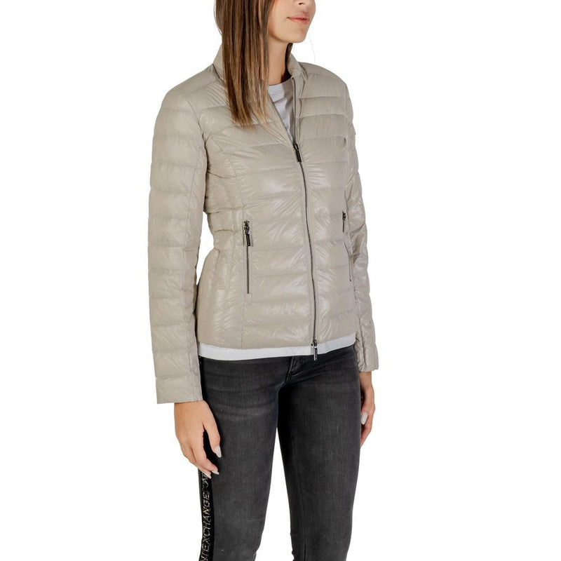 Armani Exchange Women's Beige Down Jacket - Stylish & Warm