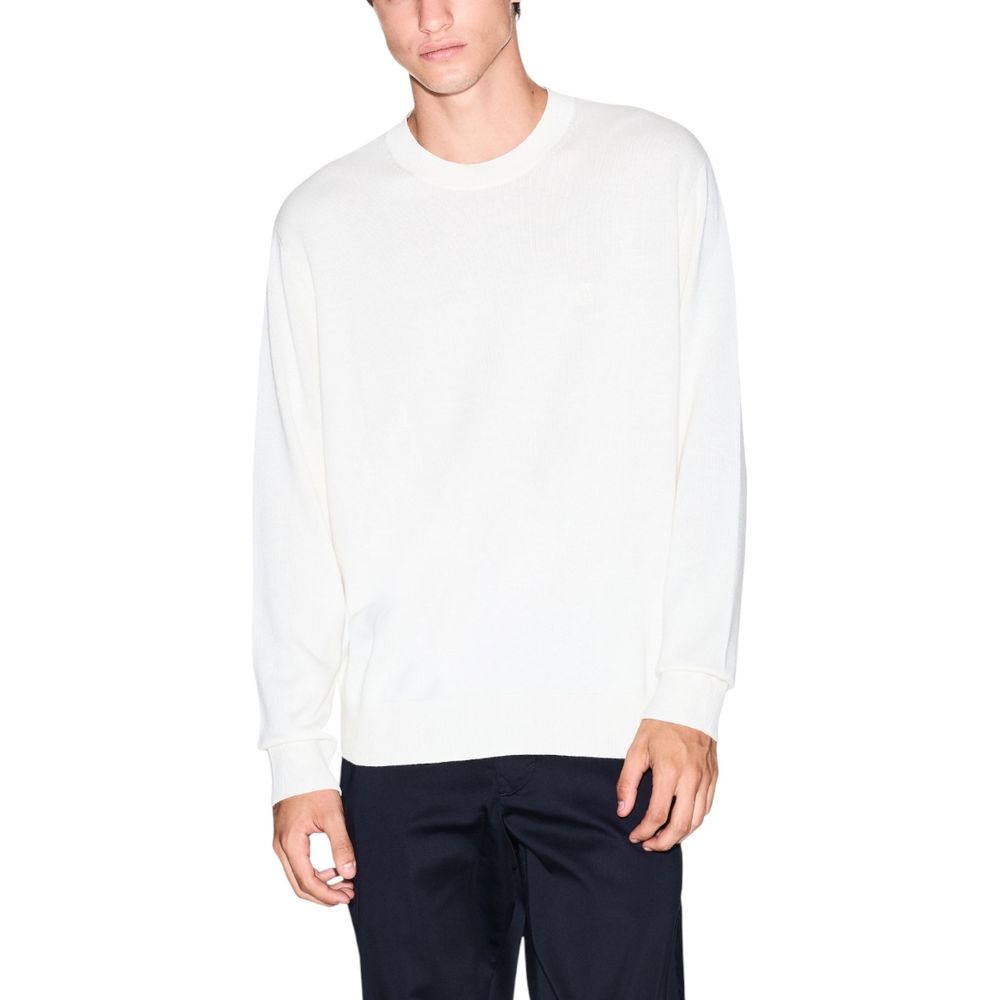 Sweat-shirt Armani Exchange en viscose crème